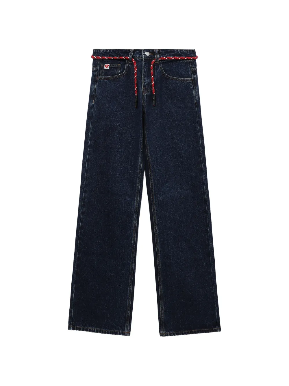 APEE™ by *A BATHING APE® Rope-belt denim trousers - Blu