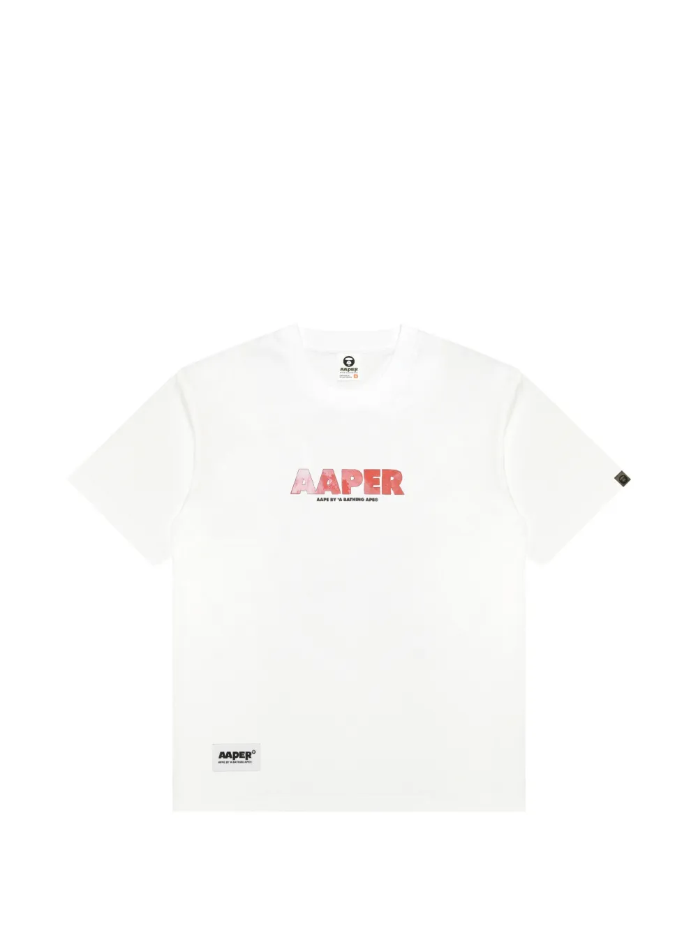 AAPE BY *A BATHING APE® cotton T-shirt - Bianco