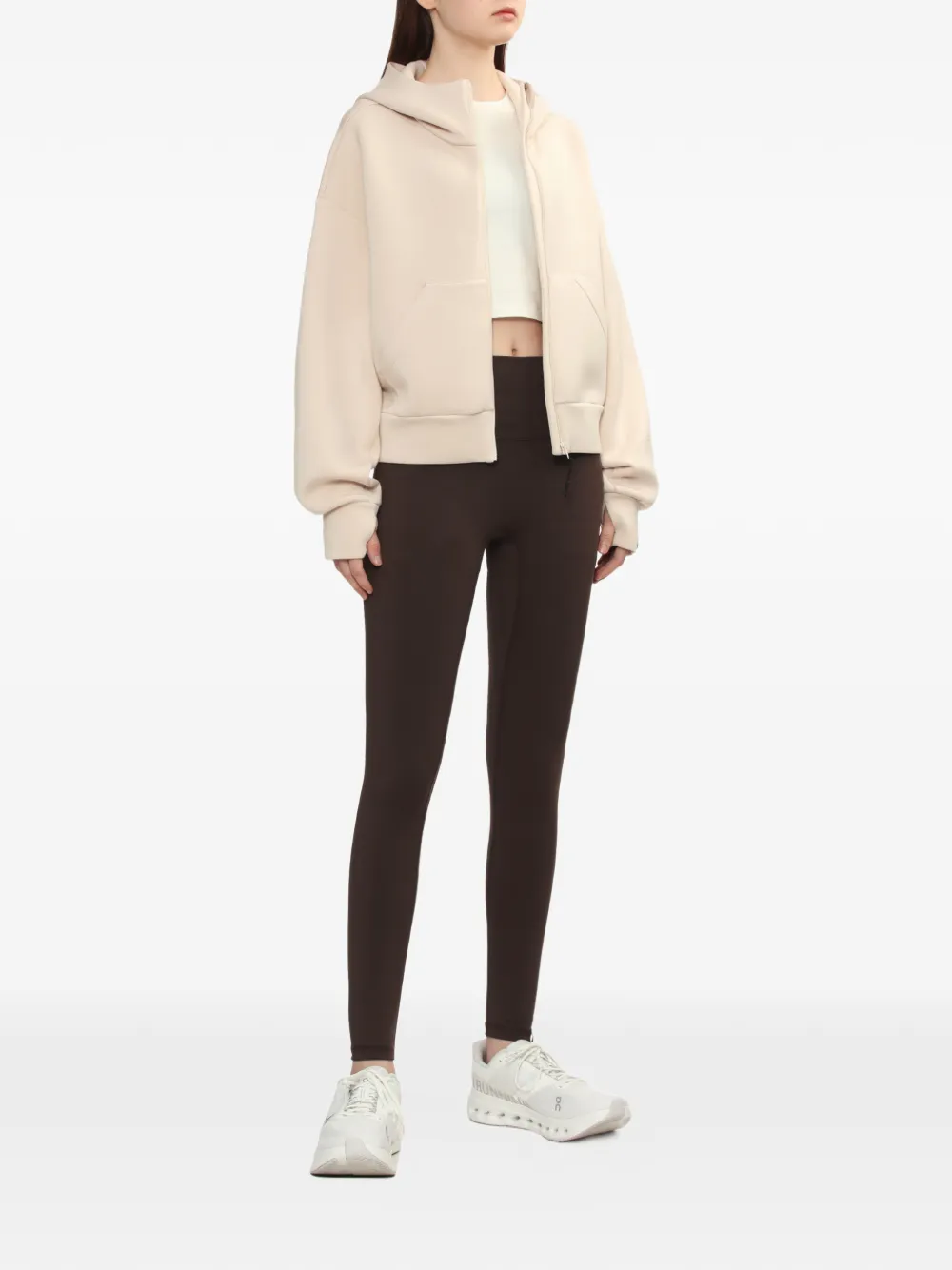  A Bathing Ape® Heart-motif Cropped T-shirt - Neutrals 