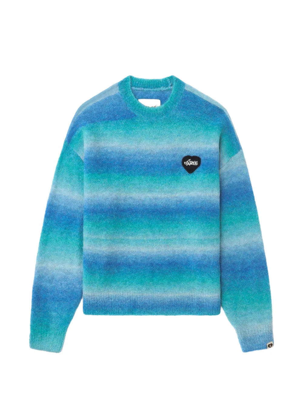 APEE™ by *A BATHING APE® Spray Dye sweater - Blu