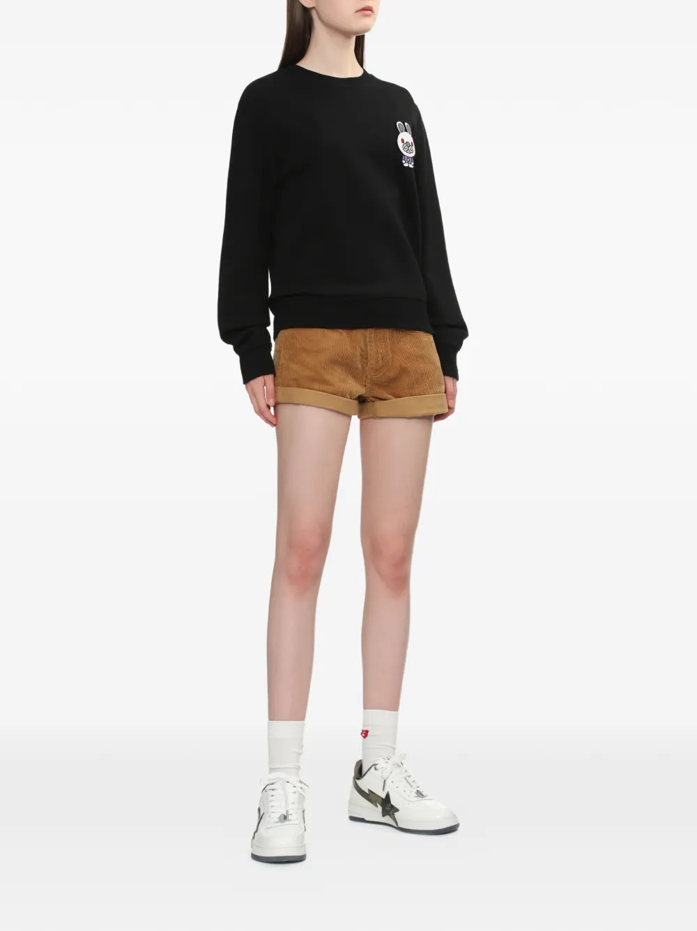 A BATHING APE® Rabbit セーター | ブラック | FARFETCH JP