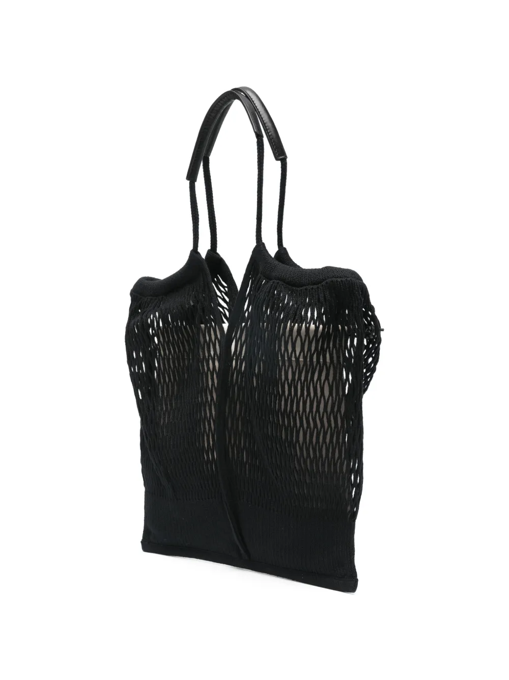  Hereu Hélene Net Tote Bag - Black 