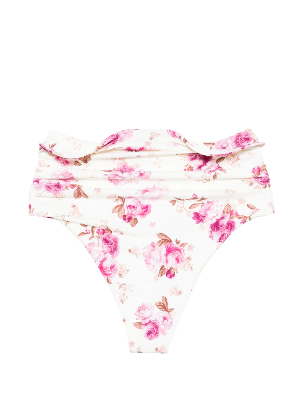  Magda Butrym Floral Rosette Bikini Bottoms - Neutrals 