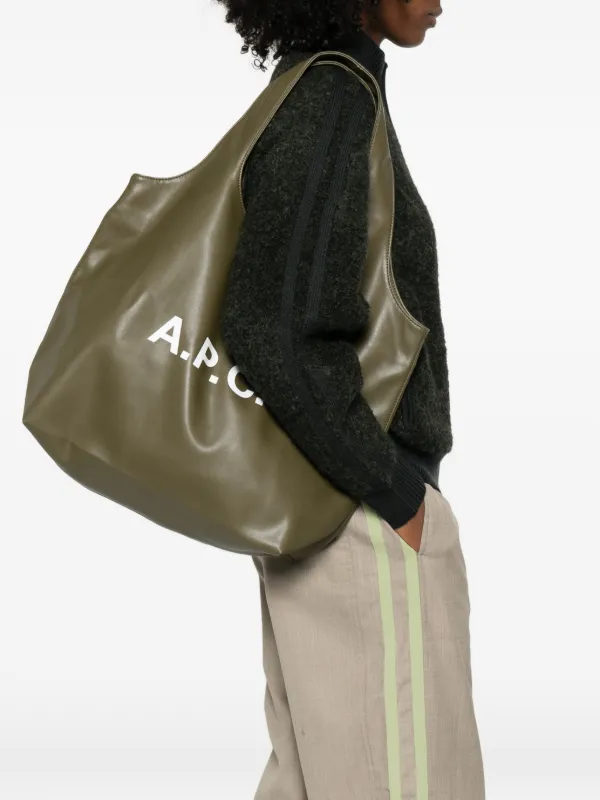 A.P.C. ロゴ ショルダーバッグ | グリーン | FARFETCH JP
