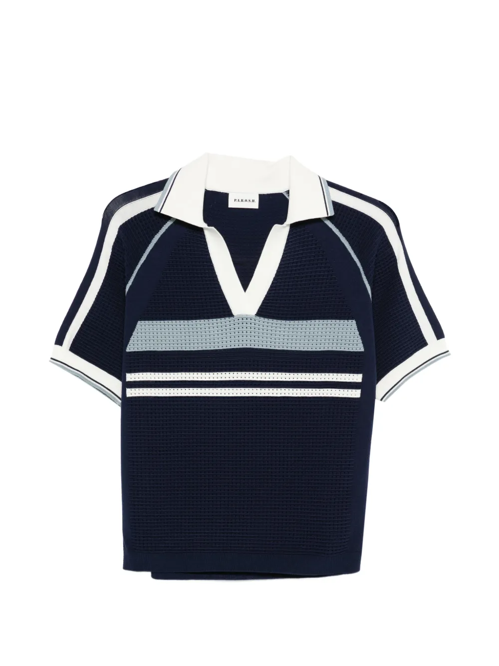 P.A.R.O.S.H. Renfield short-sleeve knitted T-shirt - Blu