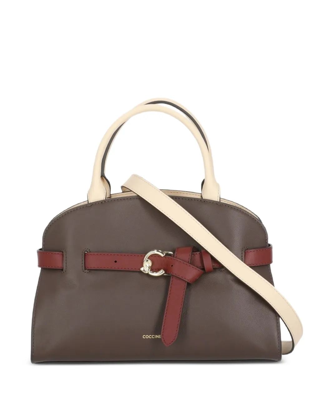 Coccinelle Sabine leather tote bag - Marrone
