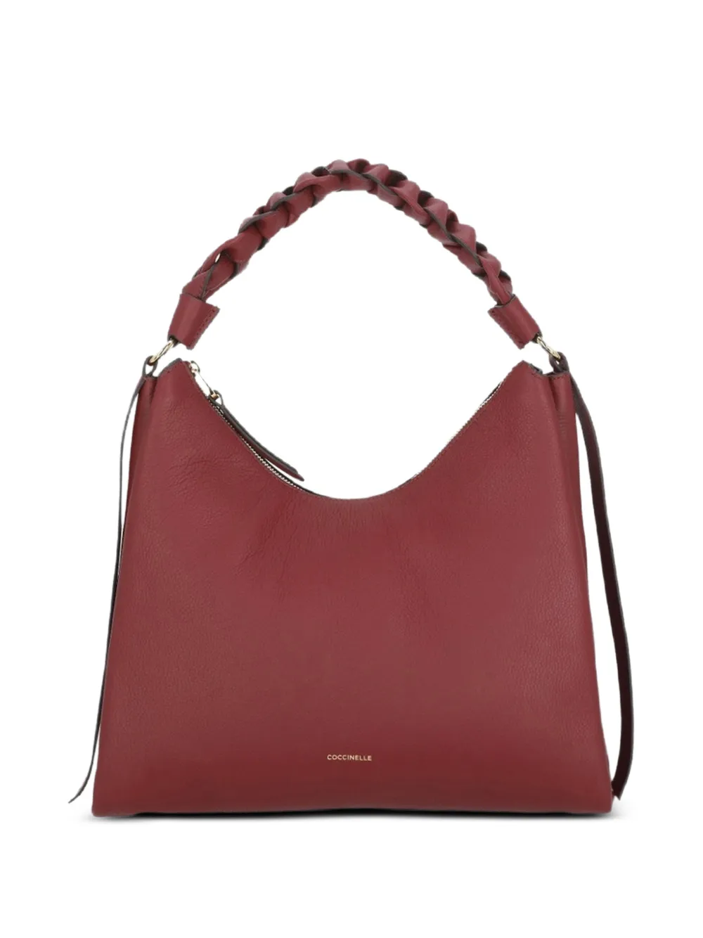 Coccinelle Boheme Grana Double braided-handle tote bag - Rosso