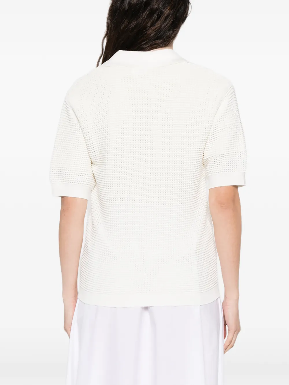 P.A.R.O.S.H. T-shirt met V-hals Wit