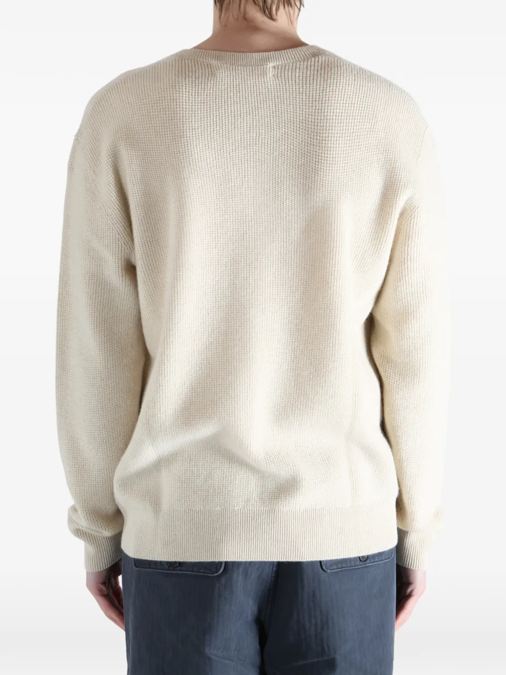 Buttoned Knitwear Sweater