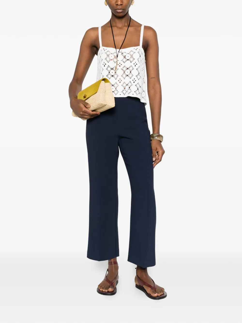  Etro Straight Trousers - Blue 