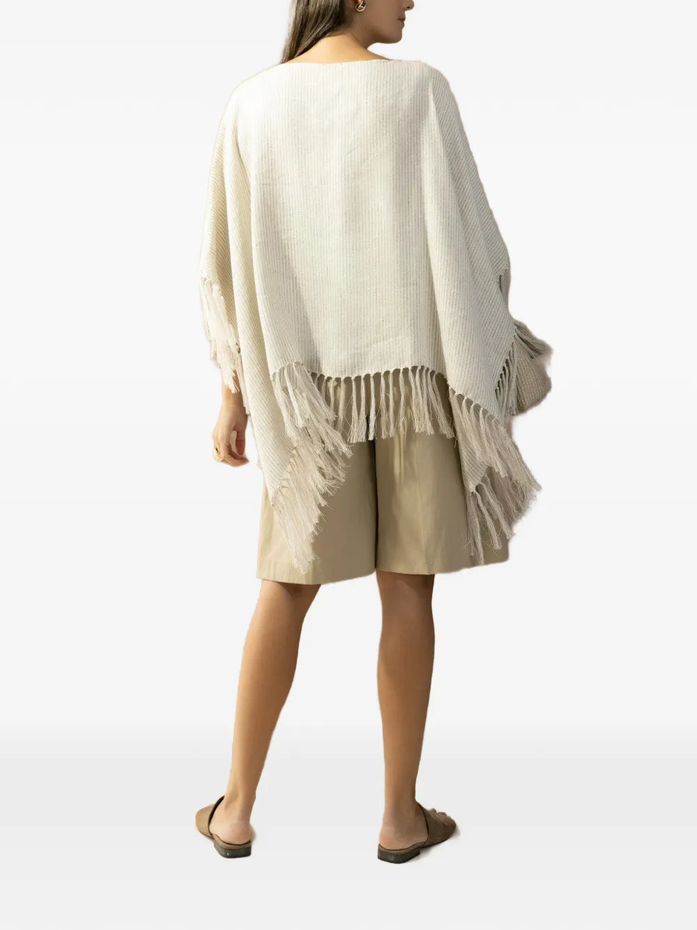 Brunello Cucinelli Geplooide bermuda shorts Beige