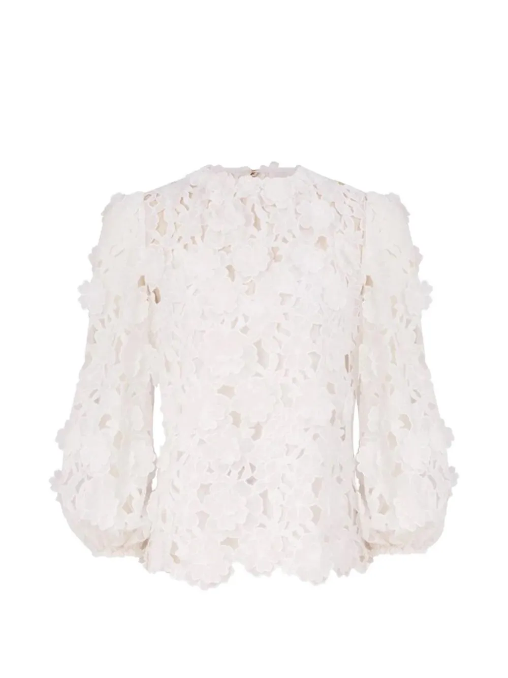 ZIMMERMANN Patience floral blouse - Bianco