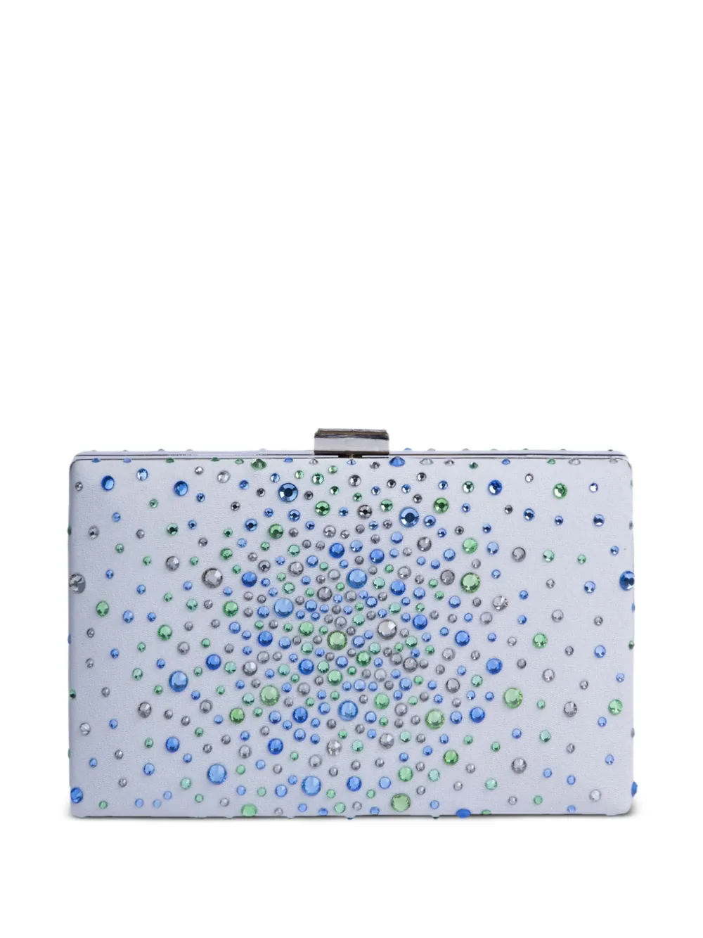 Gemy Maalouf Clutch con strass - Grigio