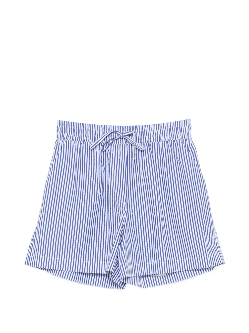 P.A.R.O.S.H. striped drawstring shorts - Bianco