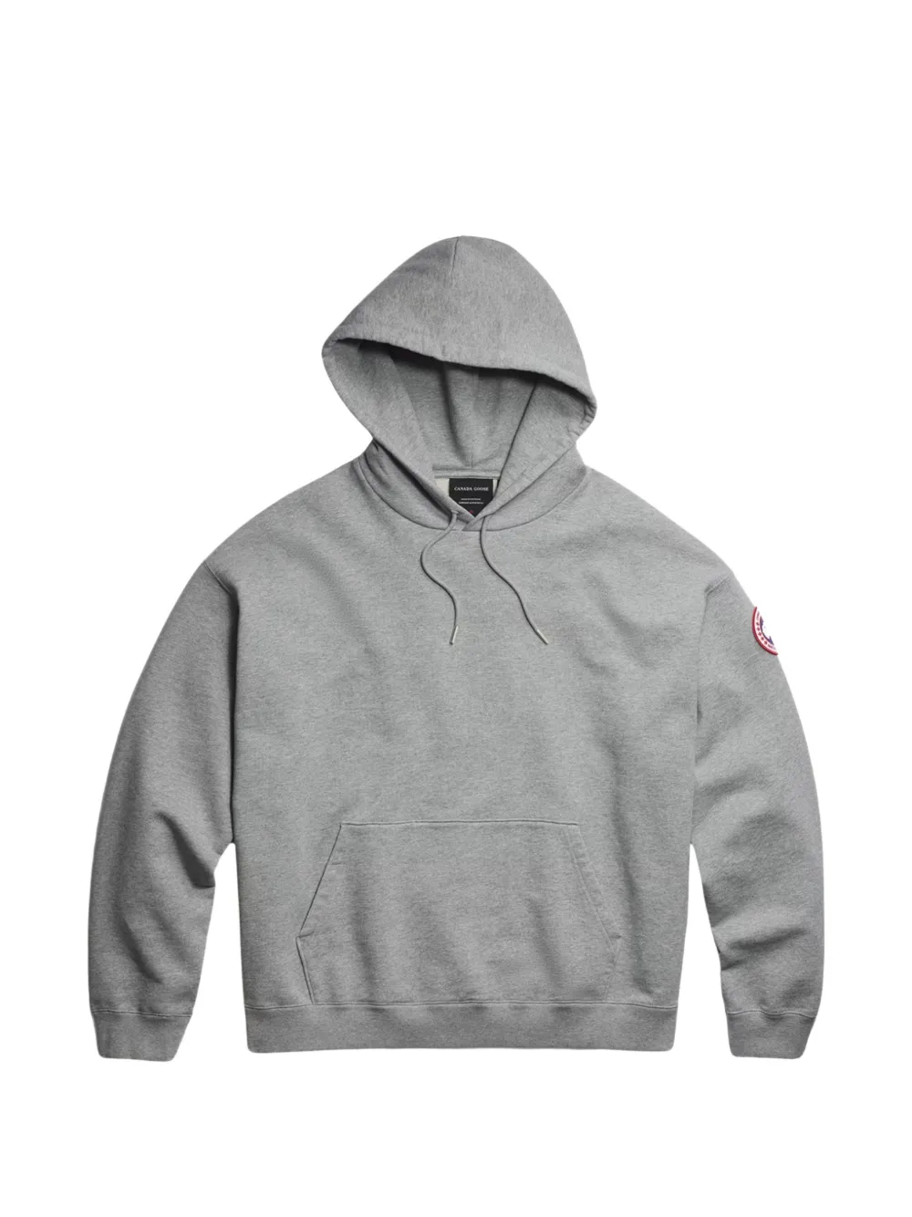 Canada Goose Felpa con logo e cappuccio - Grigio