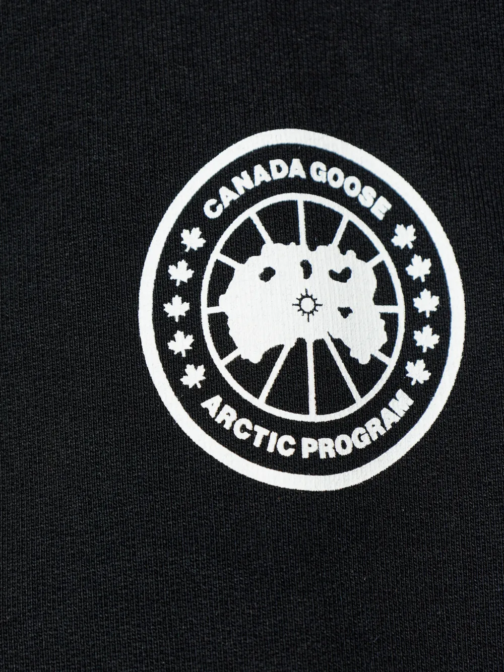 Canada Goose Hoodie met rits Zwart