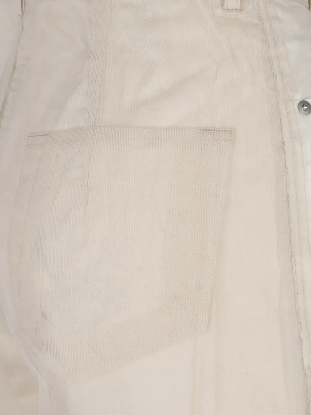 Rick Owens Flared broek Beige
