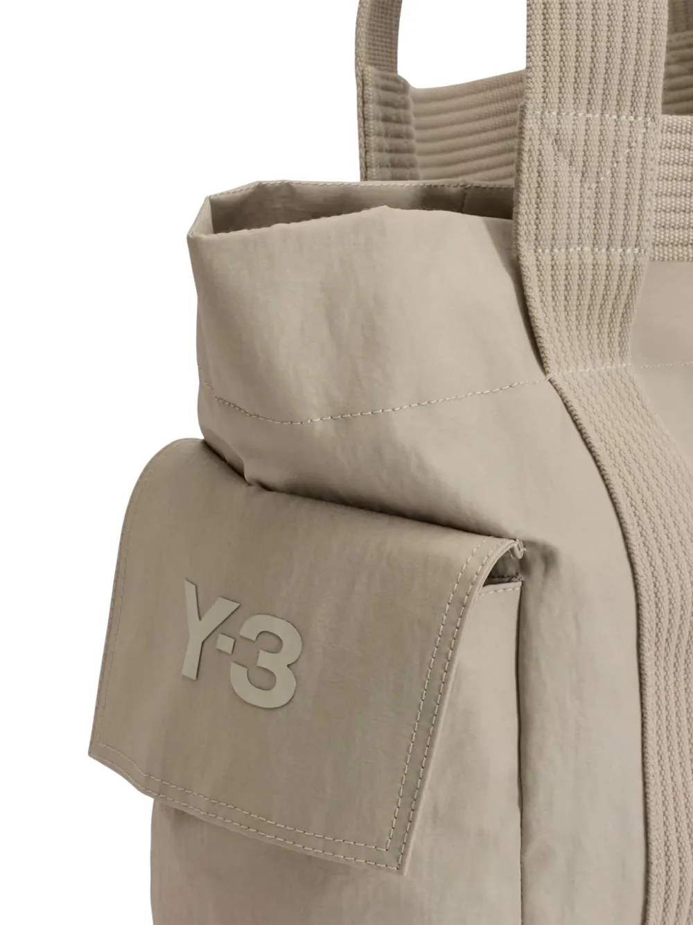 Y-3 Schoudertas met klepzak Bruin