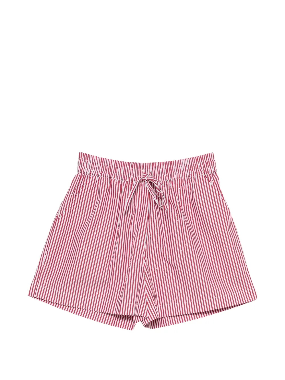 P.A.R.O.S.H. striped-pattern shorts - Rosso