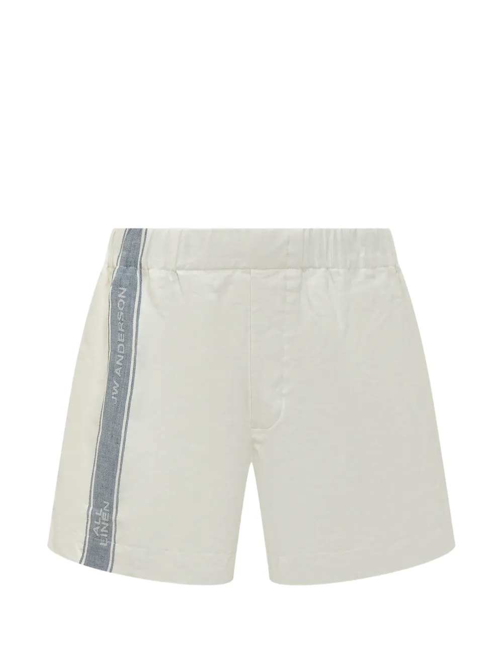 JW Anderson Gestreepte shorts Beige