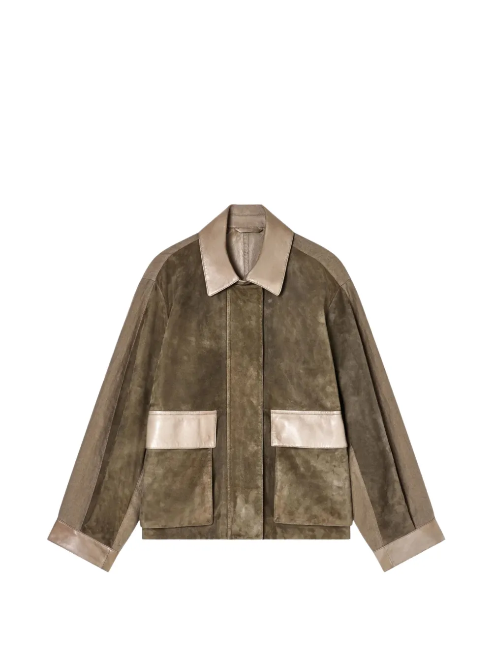 Giorgio Armani Bomberjacke aus Wildleder - Braun