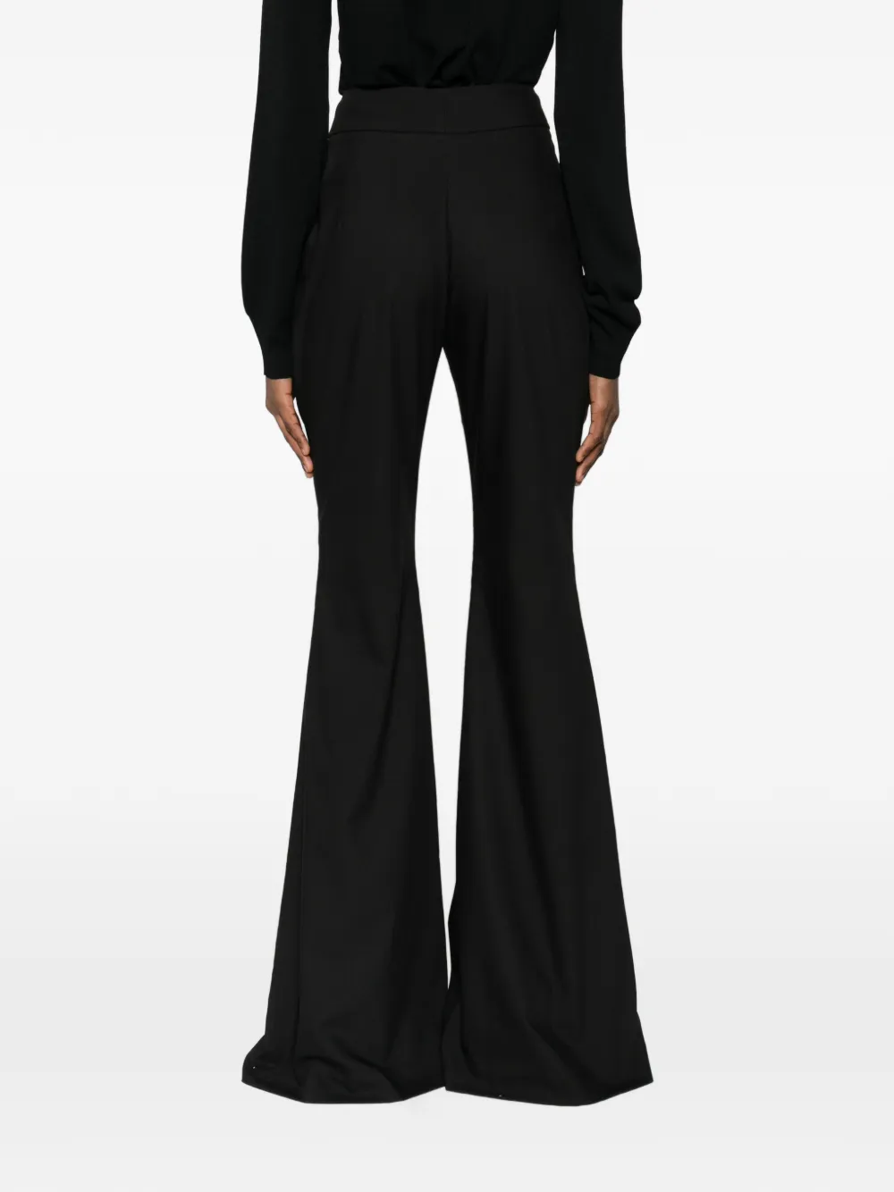 MITILIANE COUTURE Flared broek Zwart
