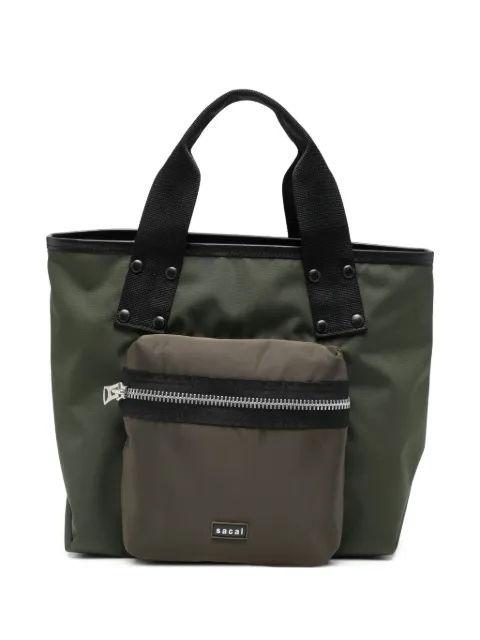 sacai Pocket handle tote bag