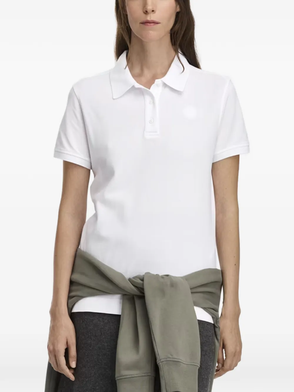  Canada Goose Button Polo Shirt - White 