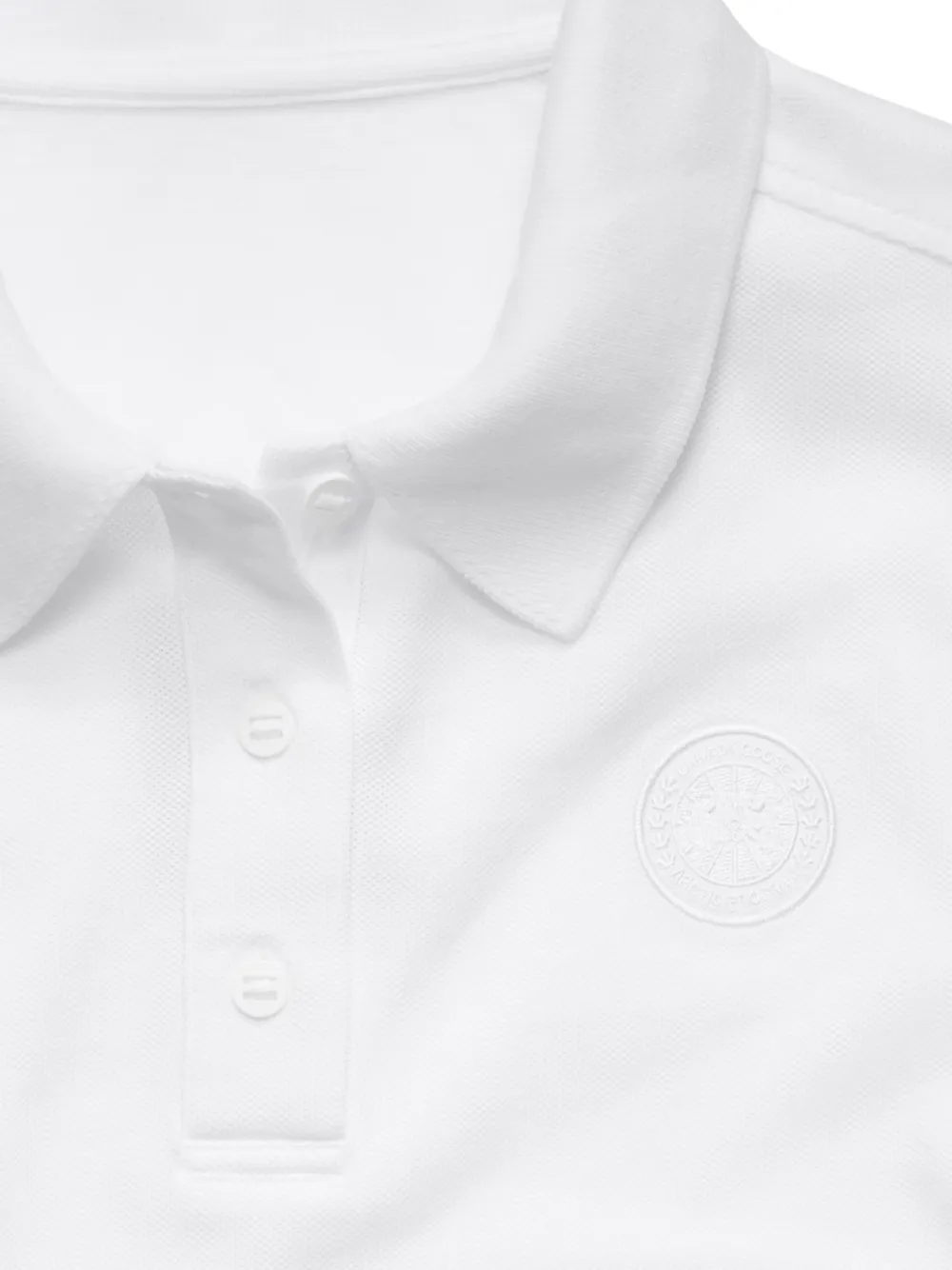 Canada Goose Poloshirt met knopen Wit