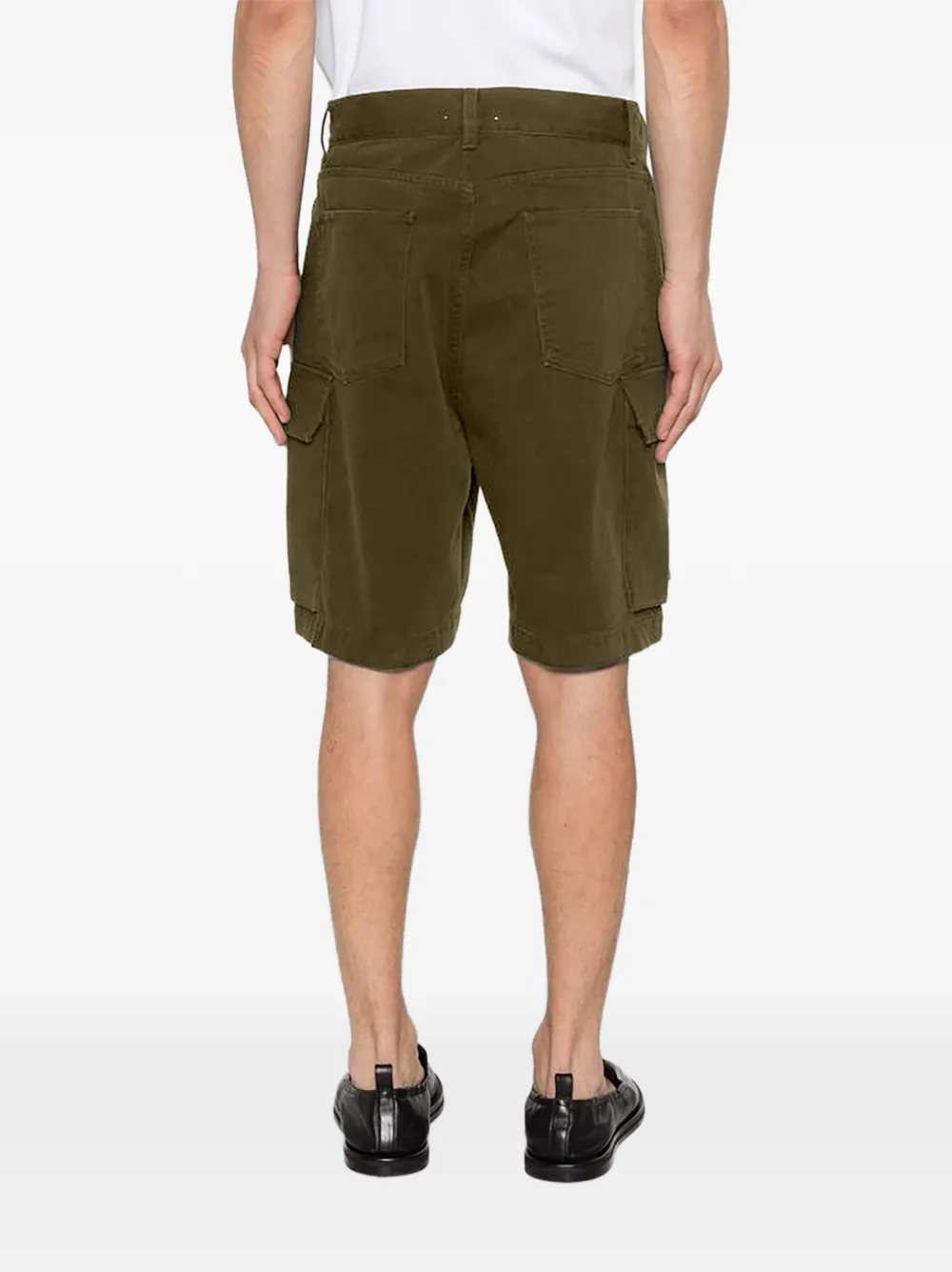 JW Anderson Cargo shorts met logopatch Groen