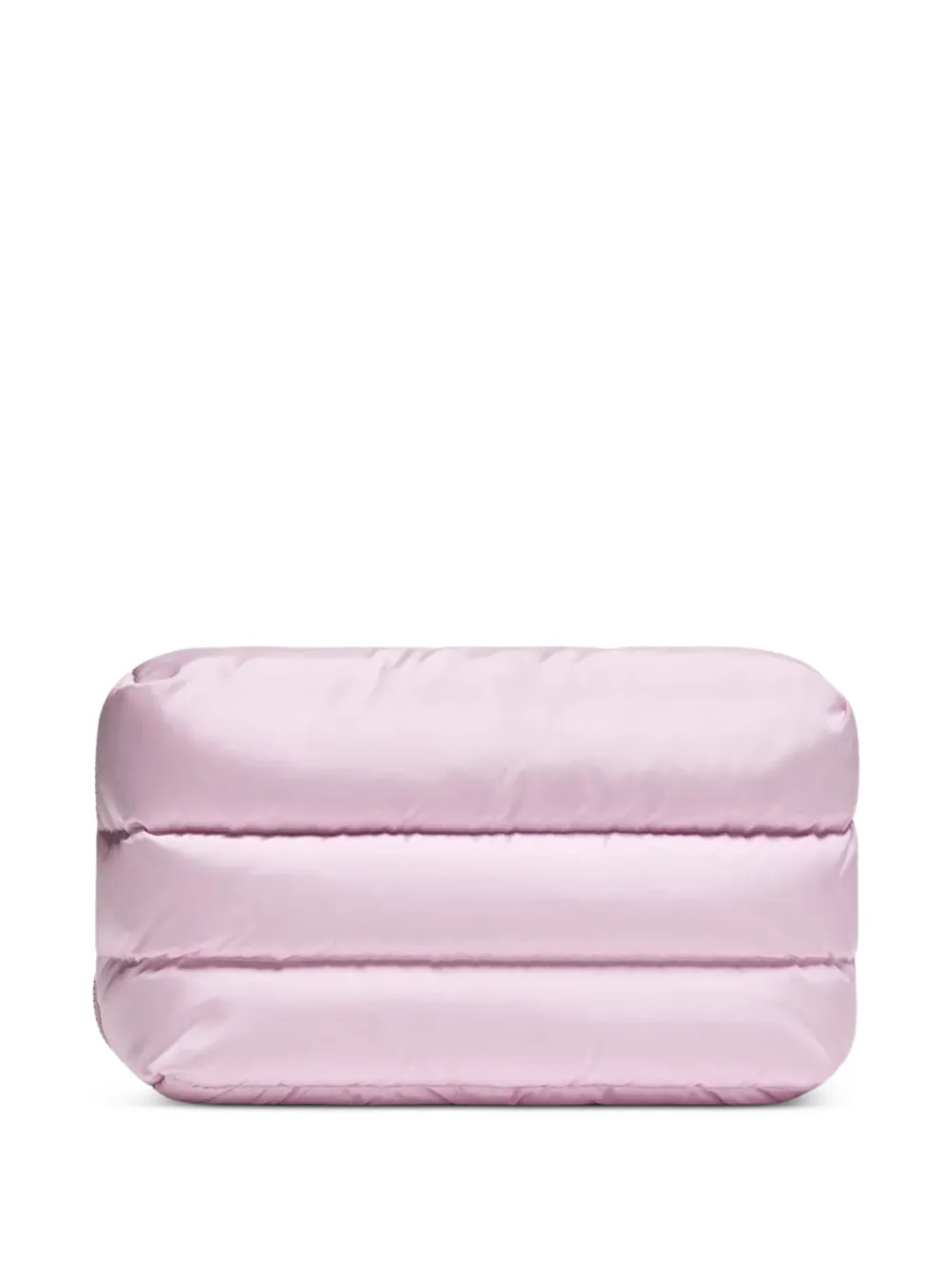 Moncler Caradoc gewatteerde make-up tas met logo Roze