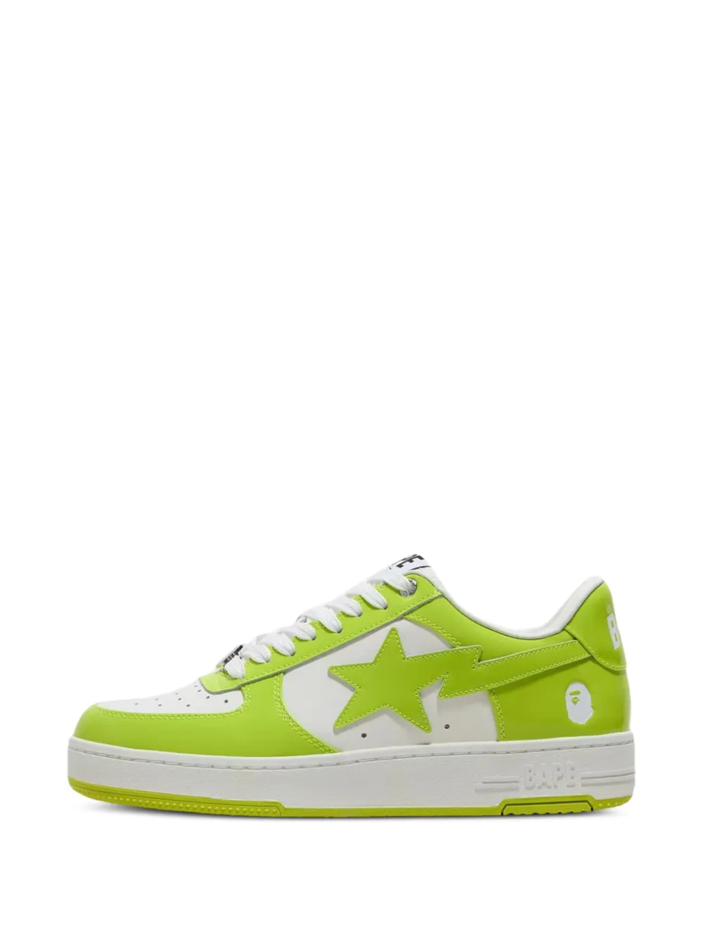A BATHING APE BAPE STA leren sneakers Groen