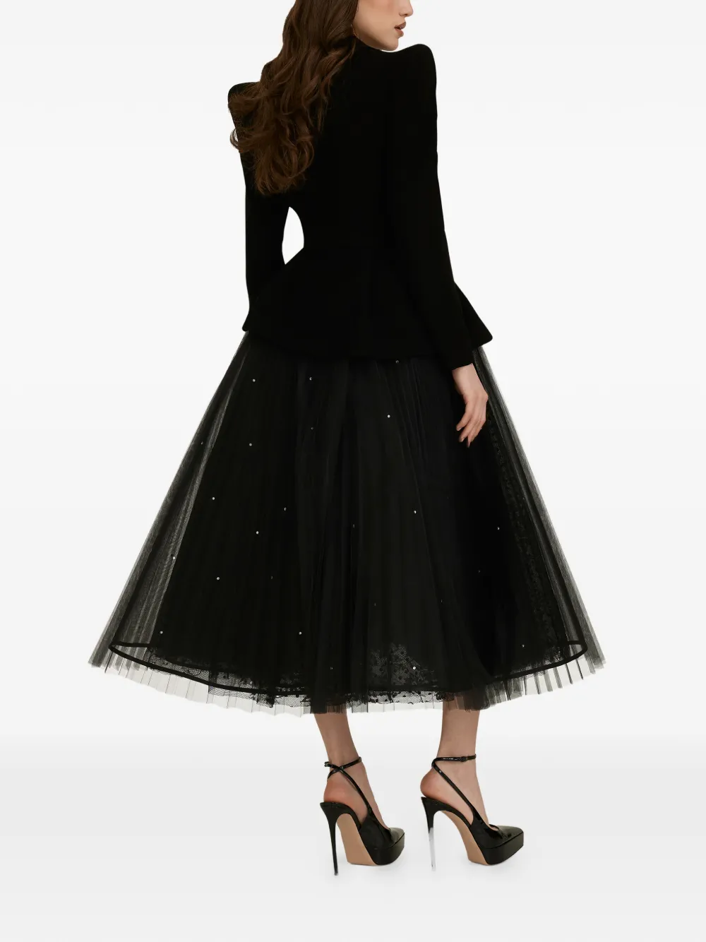  Araftu Embellished Suit - Black 