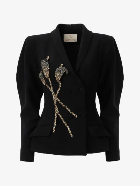 ARAFTU embellished double-breasted blazer
