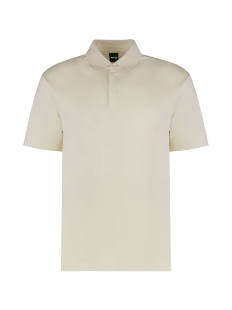 BOSS button-fastening polo shirt