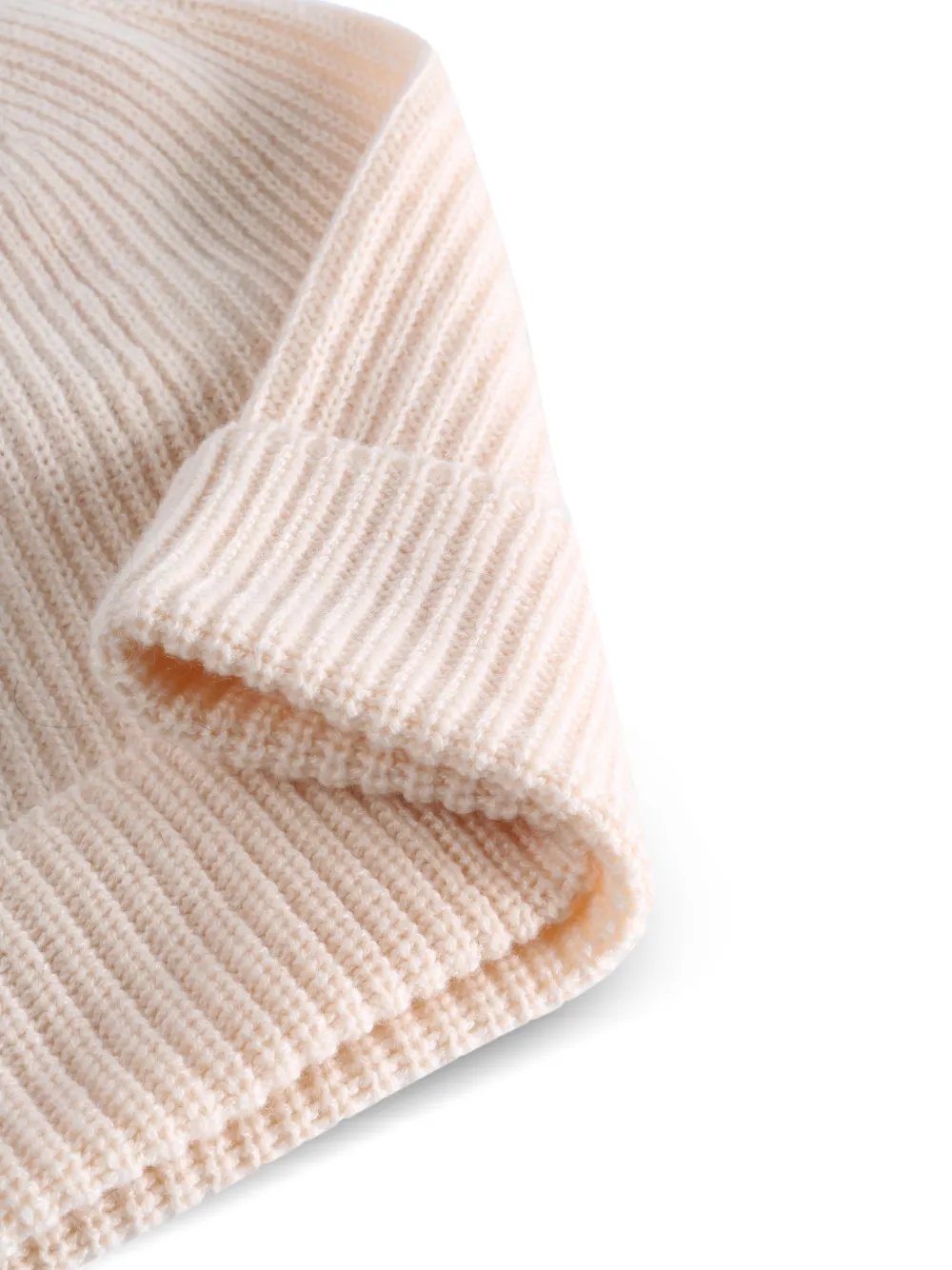  The Elder Statesman Ribbed Hat - Neutrals 