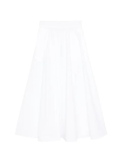 P.A.R.O.S.H. elastic-waist midi skirt