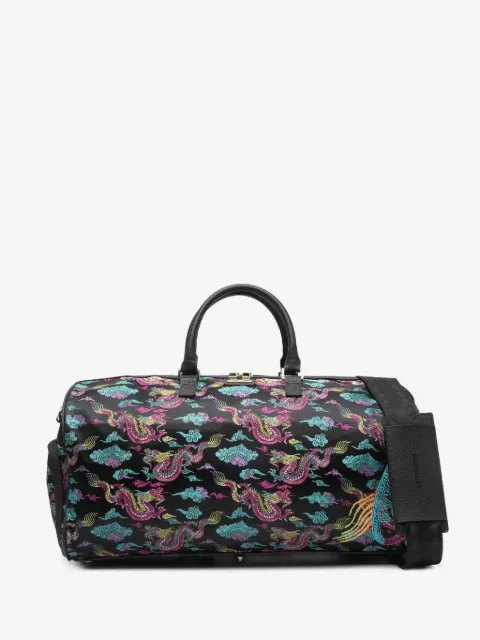 Sprayground dragon print luggage bag