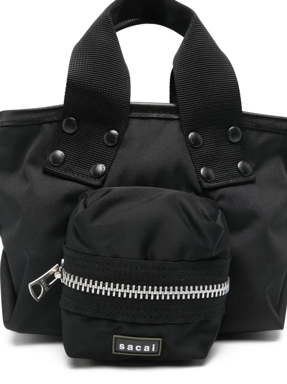 sacai Shopper met zak Zwart