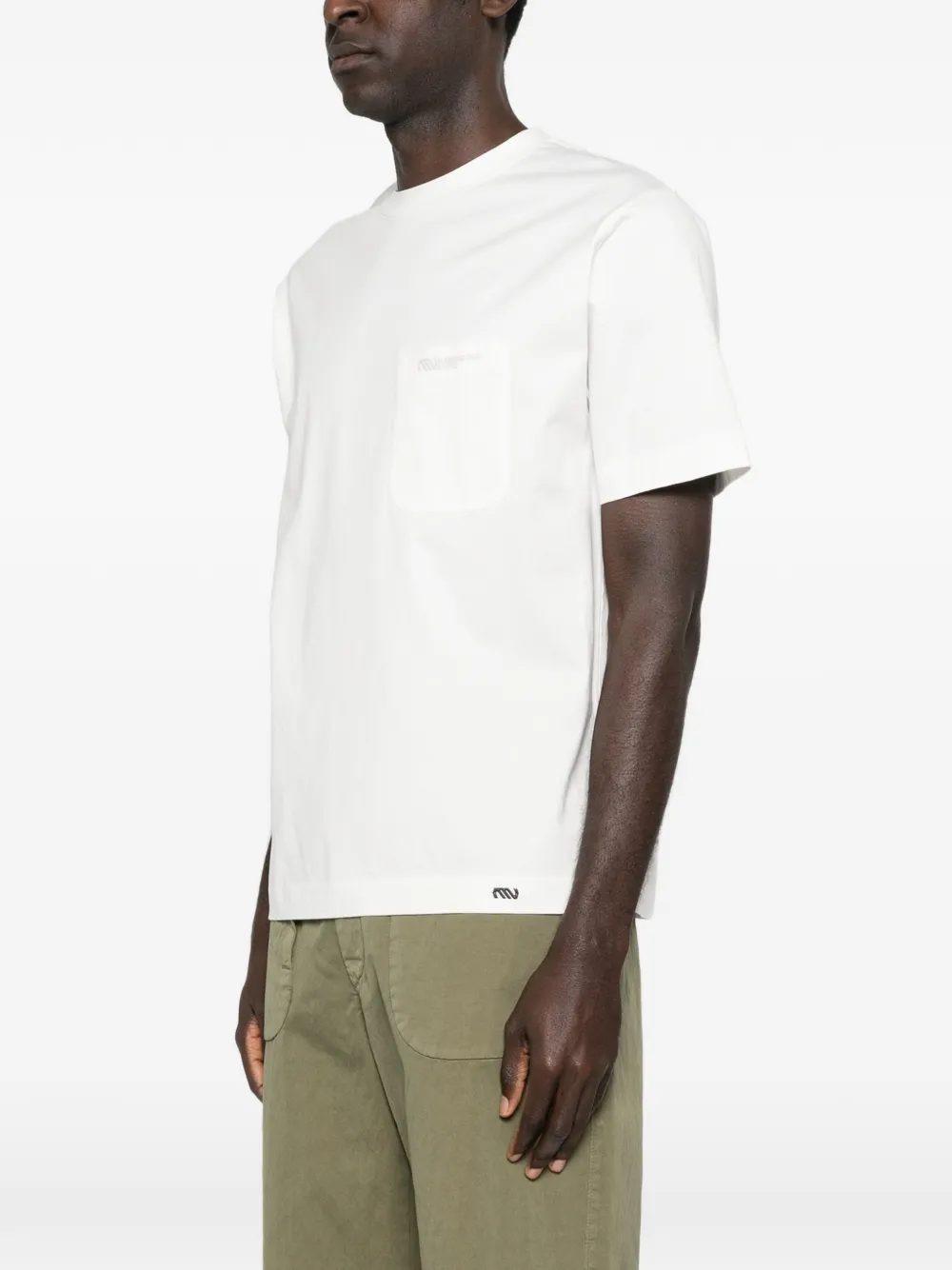  Massimo Osti Studio Pocket Logo-detail T-shirt - White 