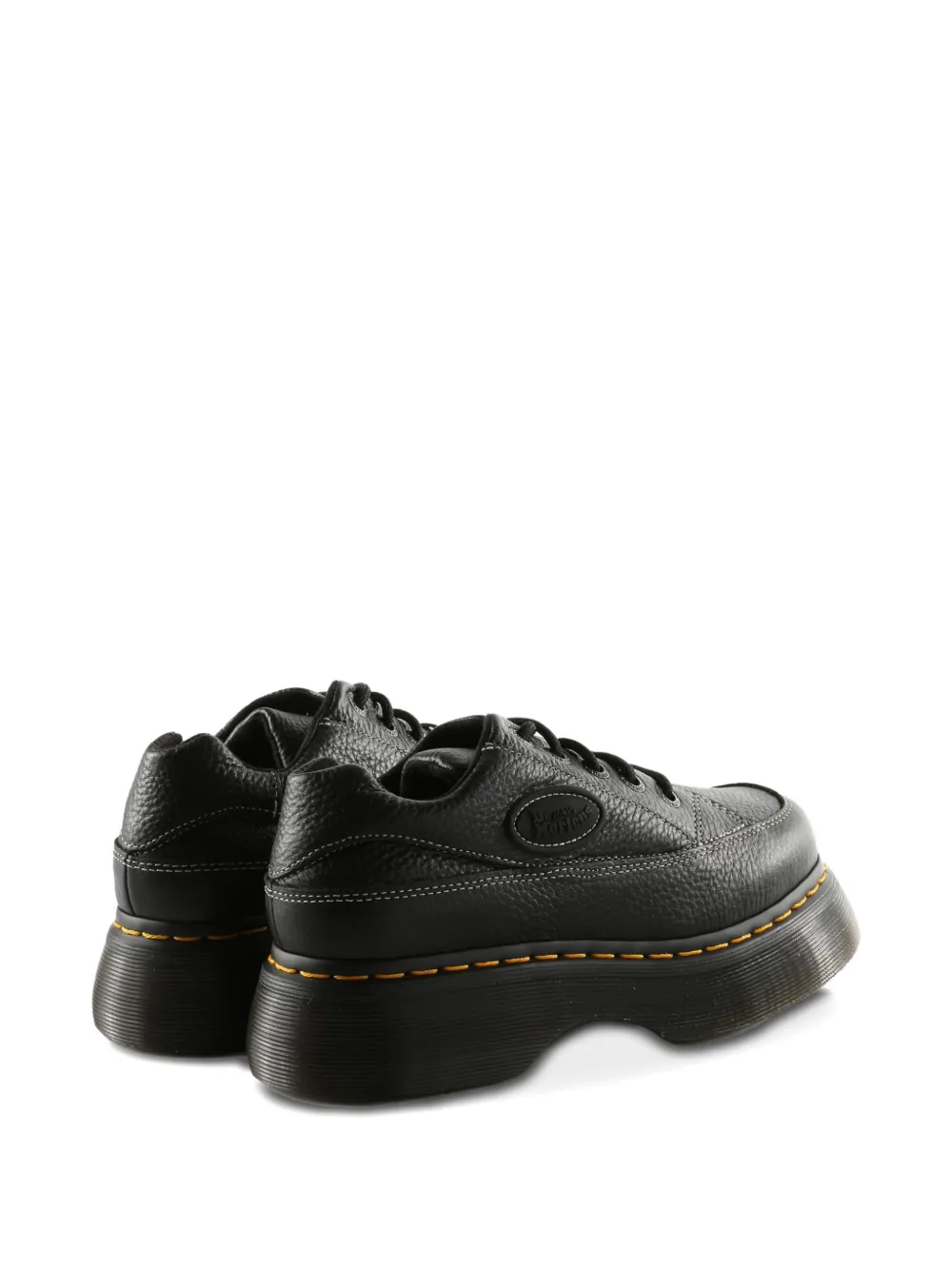 Dr. Martens platform stitched derby shoes Zwart