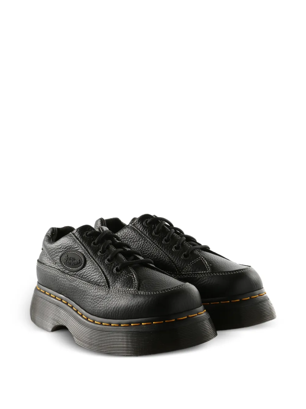 Dr. Martens Derby schoenen met plateauzool Zwart