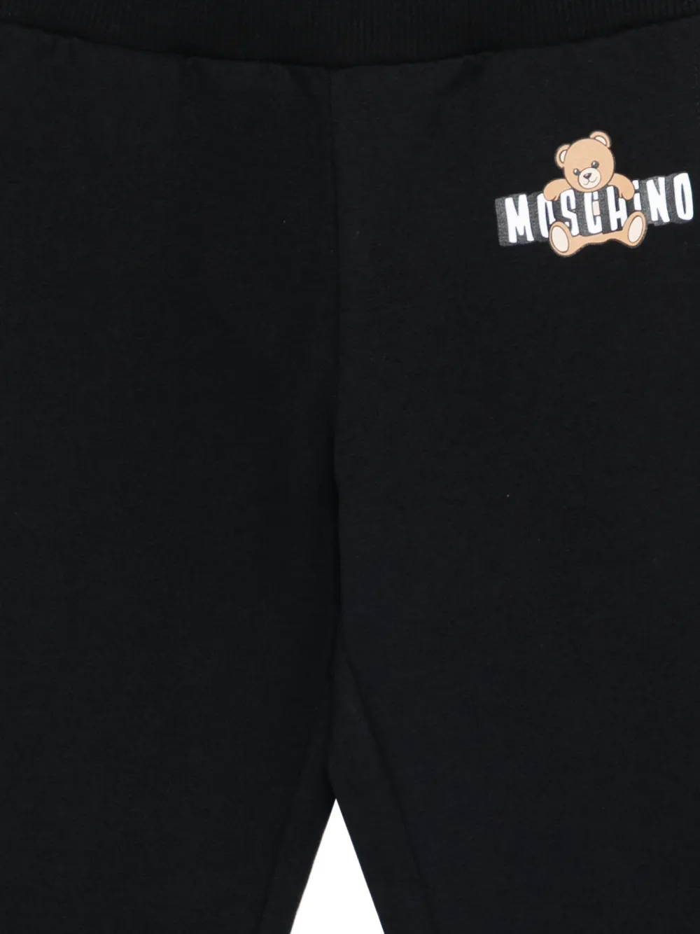  Moschino Kids Teddy Logo Trousers - Black 