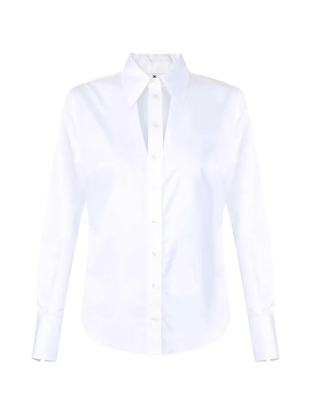 Elisabetta Franchi cut-out embroidered shirt - Bianco