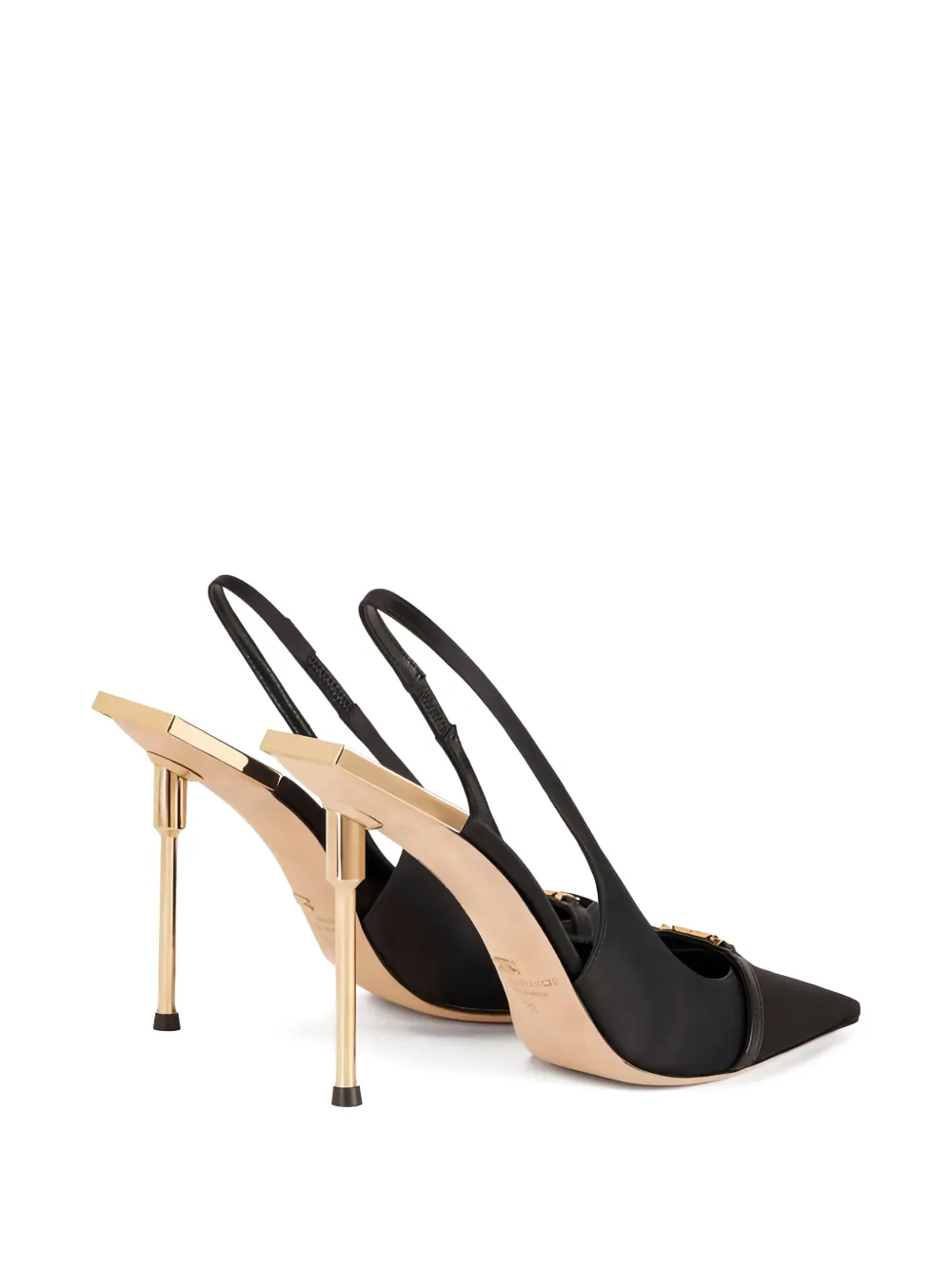 Elisabetta Franchi sculpted-heel pumps Zwart