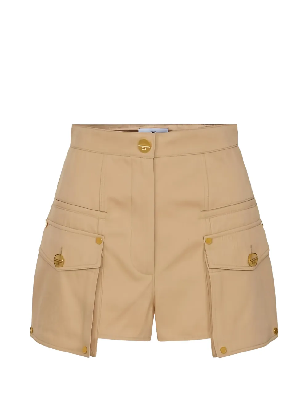 Elisabetta Franchi cargo-pocket shorts - Neutrals