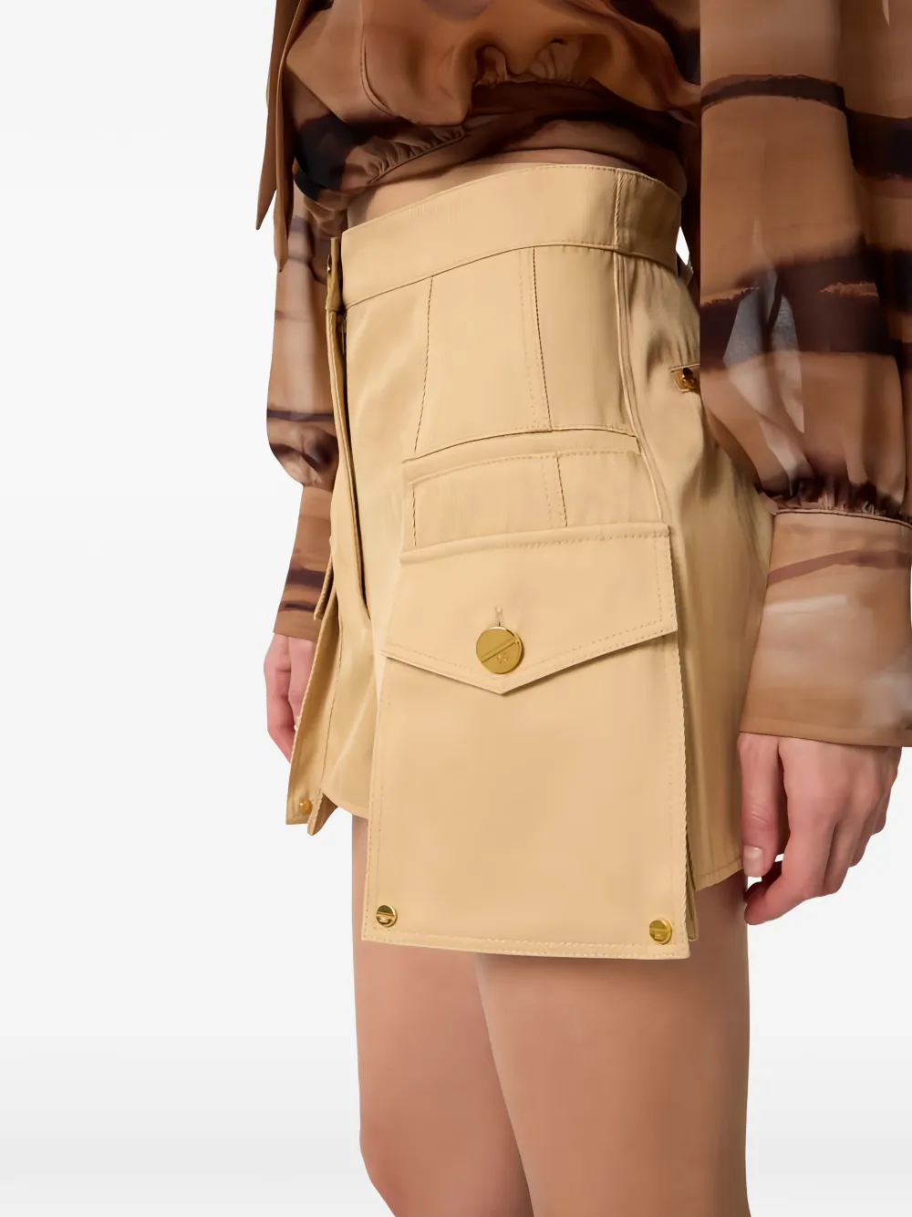 Elisabetta Franchi Cargo shorts Beige