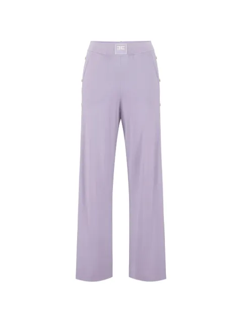 Elisabetta Franchi button-embellishment trousers