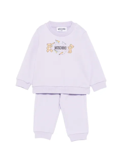 Moschino Kids traje deportivo con motivo Teddy Bear