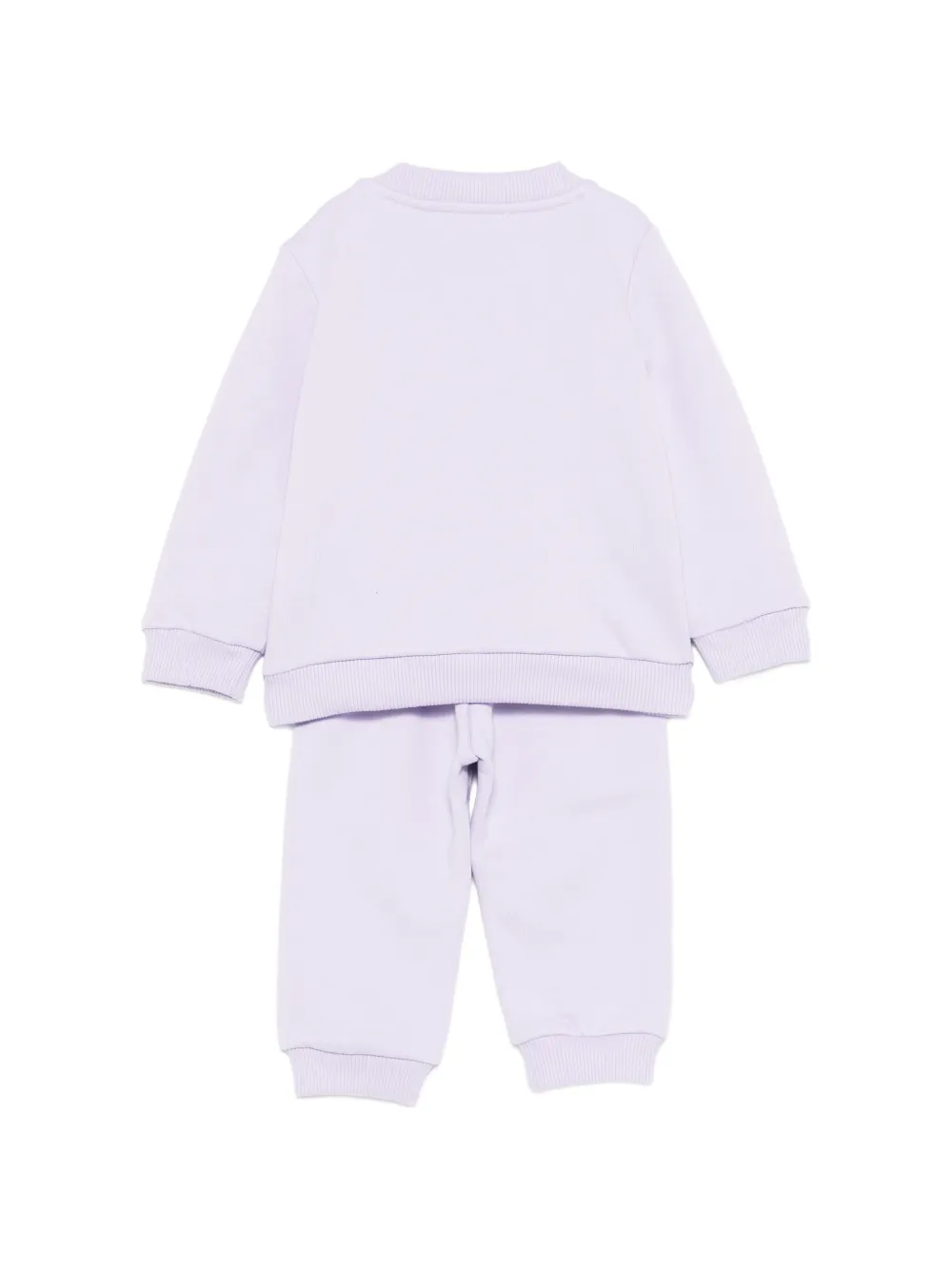 Moschino Kids Trainingspak met teddyprint Paars